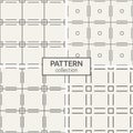 Set of four seamless patterns