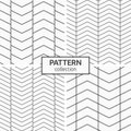 Set of four seamless patterns. Modern stylish textures with arrows, chevron. Rhythmic structure of herringbone Royalty Free Stock Photo