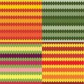 Set of four seamless striped geometric patterns Royalty Free Stock Photo