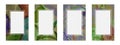 Set of frame with tropical leaf Royalty Free Stock Photo
