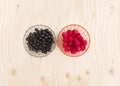 Set fresh berry. Mix summery fruit raspberry, redcurrant, blueberry, blackberry Royalty Free Stock Photo