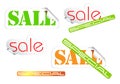 Set of fresh sale labels Royalty Free Stock Photo