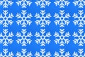 Set of frozen snowflakes on dark wall. Large snowfalls in winter. Christmas holiday celebration concept