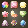 Set of Fruit Candies