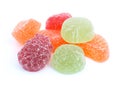 Set of fruit jellies candies