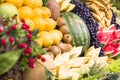 Set of fruits on the market in Istanbul, Turkey Royalty Free Stock Photo