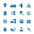 Set of Fuel Station Icon