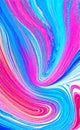 abstract futuristic background with pink blue glowing neon moving high speed wave lines and bokeh lights. Royalty Free Stock Photo