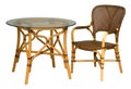 Set of furniture from a rattan