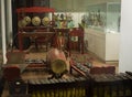 Set of Gamelan traditional music instrument and wayang photo taken in Jakarta Indonesia