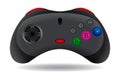 set of gamepads console retro for pc games isolated. .