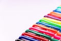 Set of gel pens of various colors Royalty Free Stock Photo