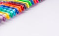 Set of gel pens of various colors Royalty Free Stock Photo