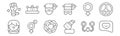 Set of 12 gender identity icons. outline thin line icons such as discussion, lipstick, bigender, woman, genderqueer, queen