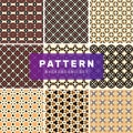 Set of geometric abstract patterns