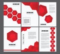 Set of geometric book covers