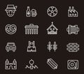 Set of Germany related icons