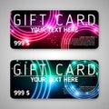 A set of gift (discount) cards