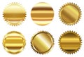 Set of golden seal