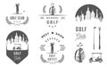 Set of Golf Logo, Labels and Emblems