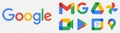 Set of google services products