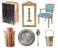 Set of gorgeous old vintage items