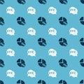 Set Graph, schedule, chart, diagram and XYZ Coordinate system on seamless pattern. Vector Royalty Free Stock Photo