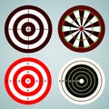 Set of graphic target for print Royalty Free Stock Photo