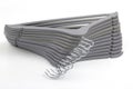 Set of gray clothes hangers on a white background Royalty Free Stock Photo