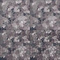 Set of gray pebbles. Vector layout - Vektorgrafik. abstract vec tor background