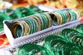 A set of green indian bangles Royalty Free Stock Photo