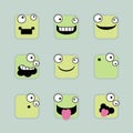 Square emoticons