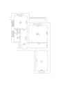 Set of groundfloor blueprints. Floorplan. Royalty Free Stock Photo
