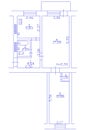 Set of groundfloor blueprints. Floorplan. Royalty Free Stock Photo