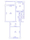 Set of groundfloor blueprints. Floorplan. Royalty Free Stock Photo