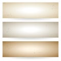 Set of grunge banners Royalty Free Stock Photo