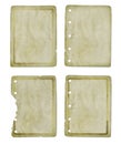 Set grunge papers design Royalty Free Stock Photo
