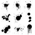 Set of grunge vector