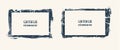 Set of grunge vector frames. Grunge background Royalty Free Stock Photo