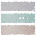 Set of grungy banners Royalty Free Stock Photo
