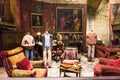 The set of Gryffindor common room, LEAVESDEN, UK Royalty Free Stock Photo