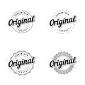 Set of Guaranteed & Original Badges ,Sticker and Stamp