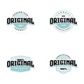 Set of Guaranteed & Original Badges ,Sticker and Stamp
