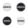 Set of Guaranteed & Original Badges ,Sticker and Stamp