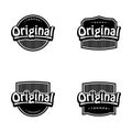 Set of Guaranteed & Original Badges ,Sticker and Stamp