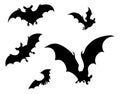 Halloween Bats Silhouette