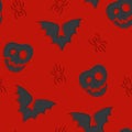 Set of Halloween ribbons and characters. Design elements, logos, badges