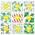 Set of hand drawn patterns Royalty Free Stock Photo