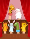 Set of hand puppets