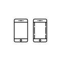 Set of handphone icon vector template